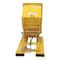 Vestil Heavy Duty Self-Dump Hopper .25 Cubic Yard 6000 lb Yellow D-25-HD-YEL - alternate 3